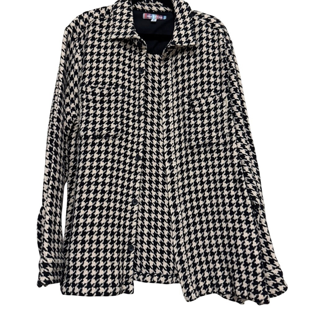 Urban Outfitters Houndstooth Jacket Size‎ M Button Front